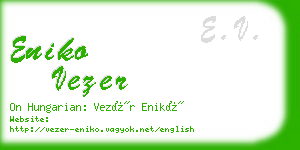 eniko vezer business card